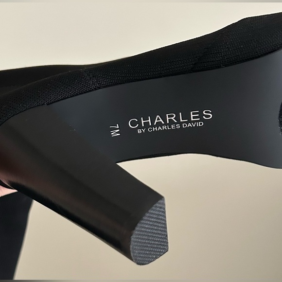 Charles David Stretch Knit Boots - Picture 7 of 16